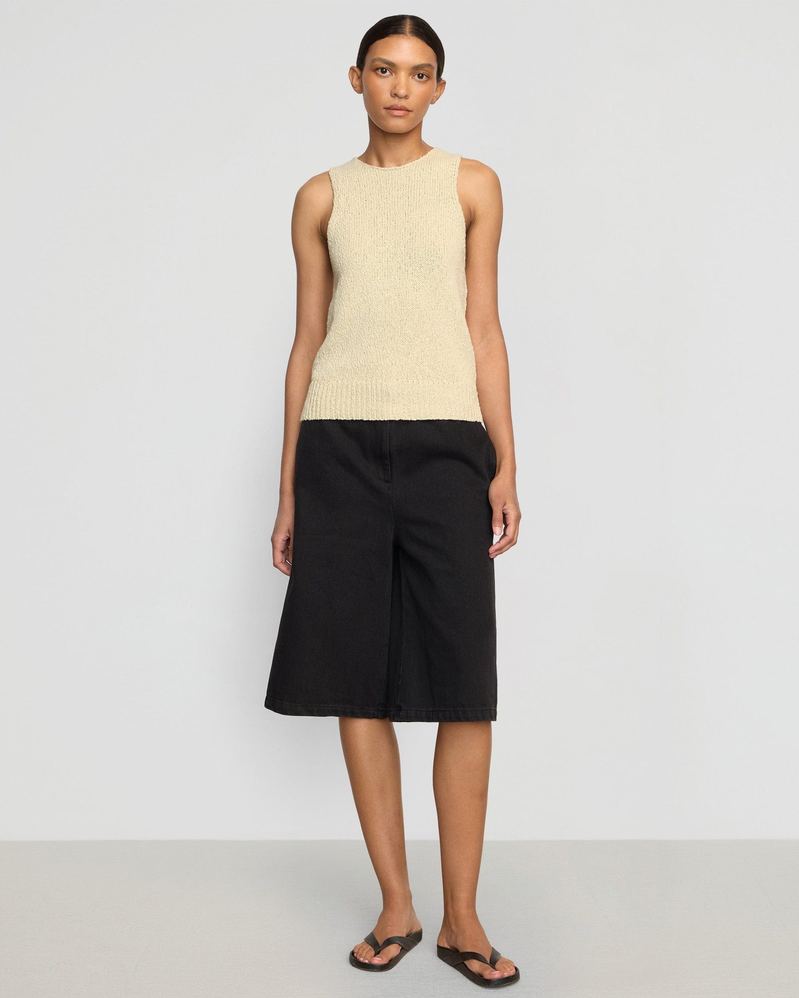 Arinna Tie-Racerback Organic Cotton Tank