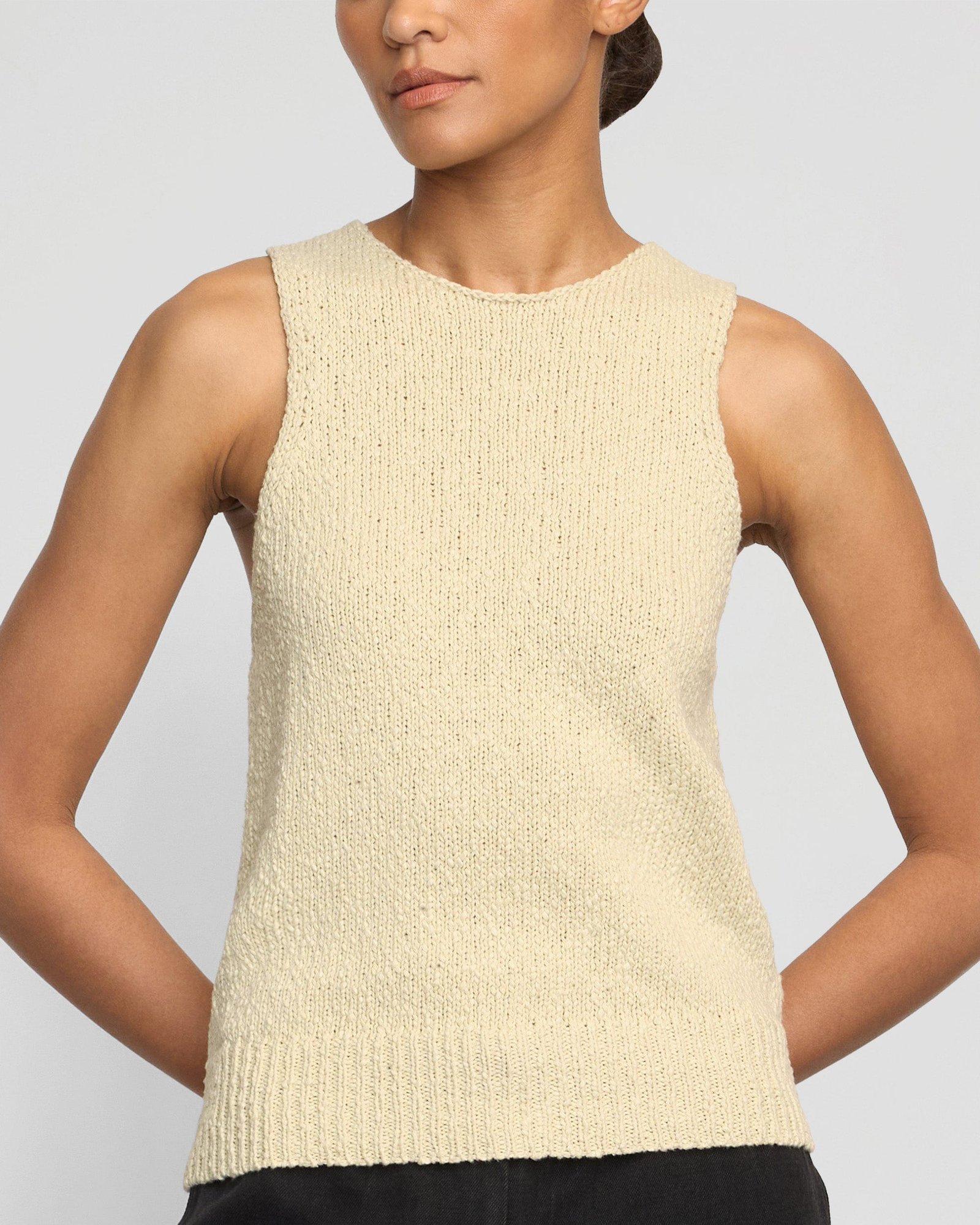 Arinna Tie-Racerback Organic Cotton Tank