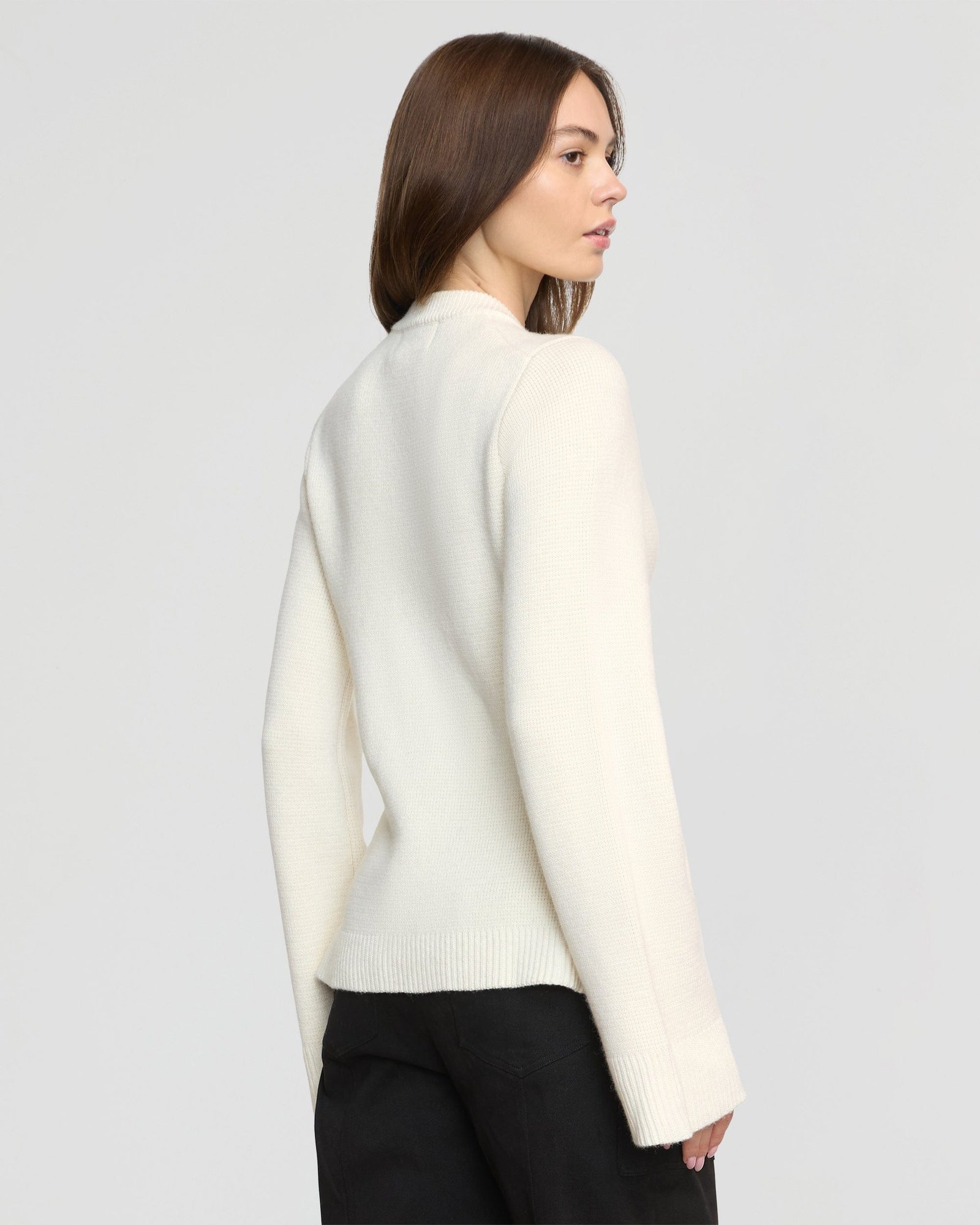 Eames Organic Cotton-Wool Button Cardigan