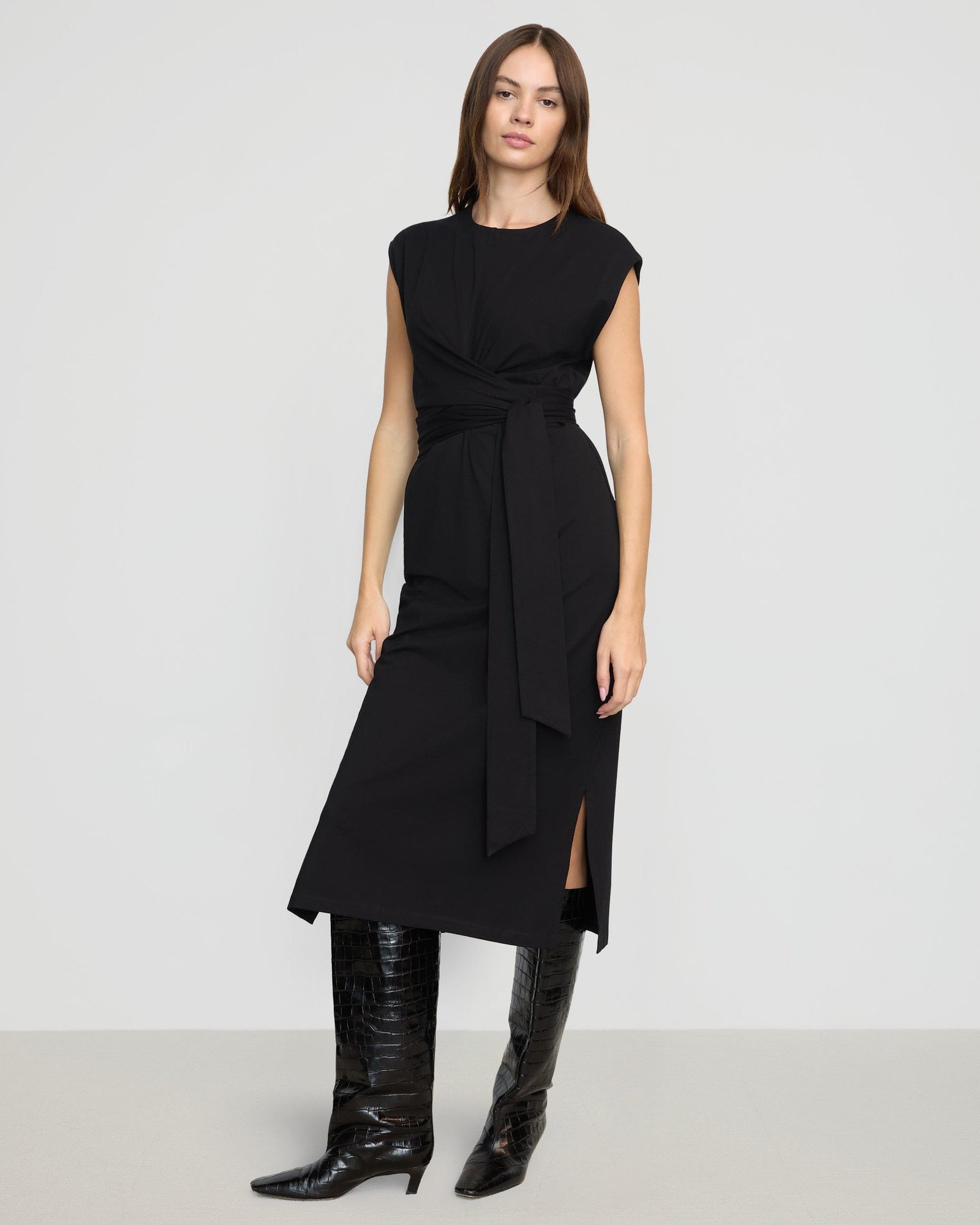 Fei Tie-Front Organic Cotton Dress