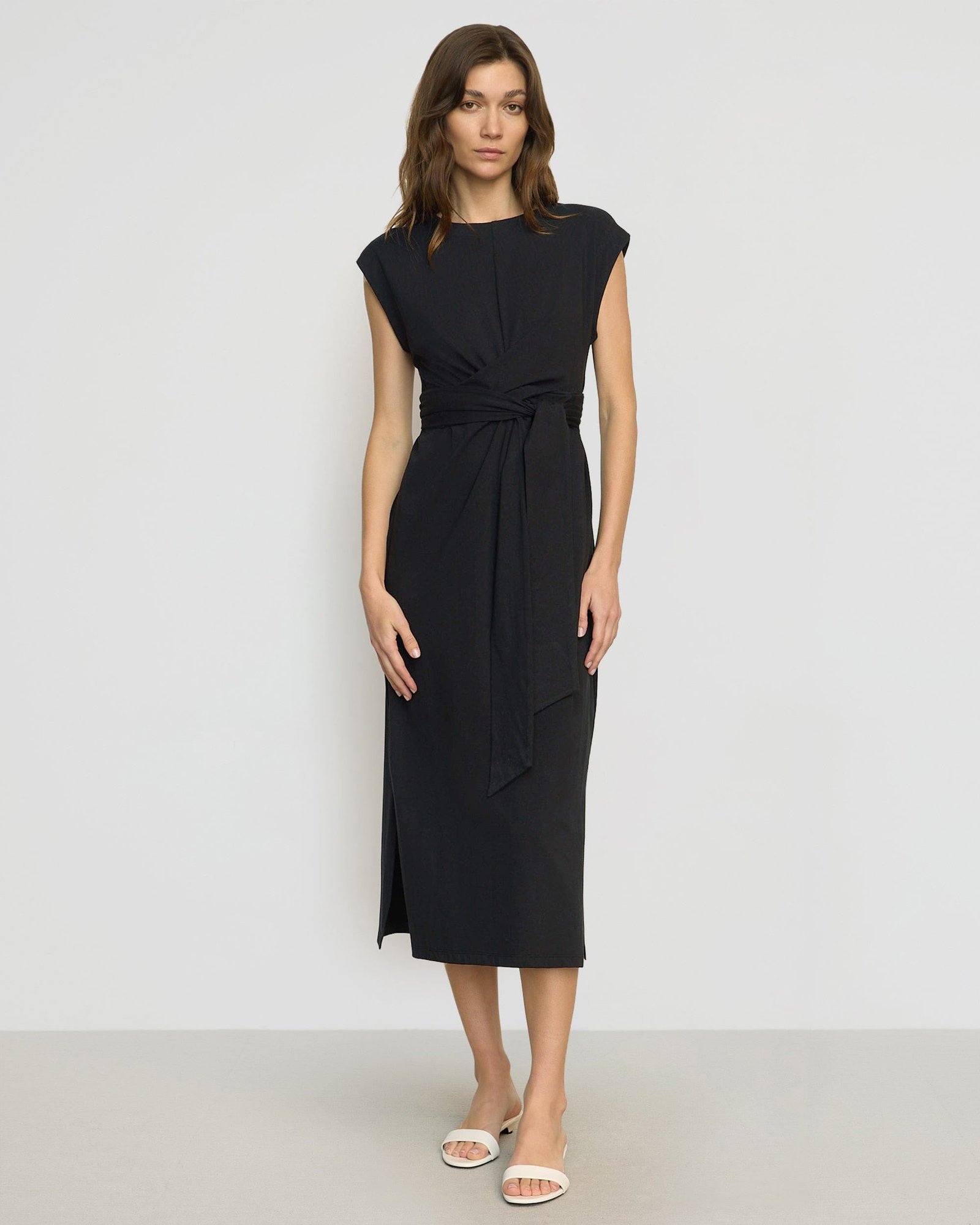 Fei Tie-Front Organic Cotton Dress