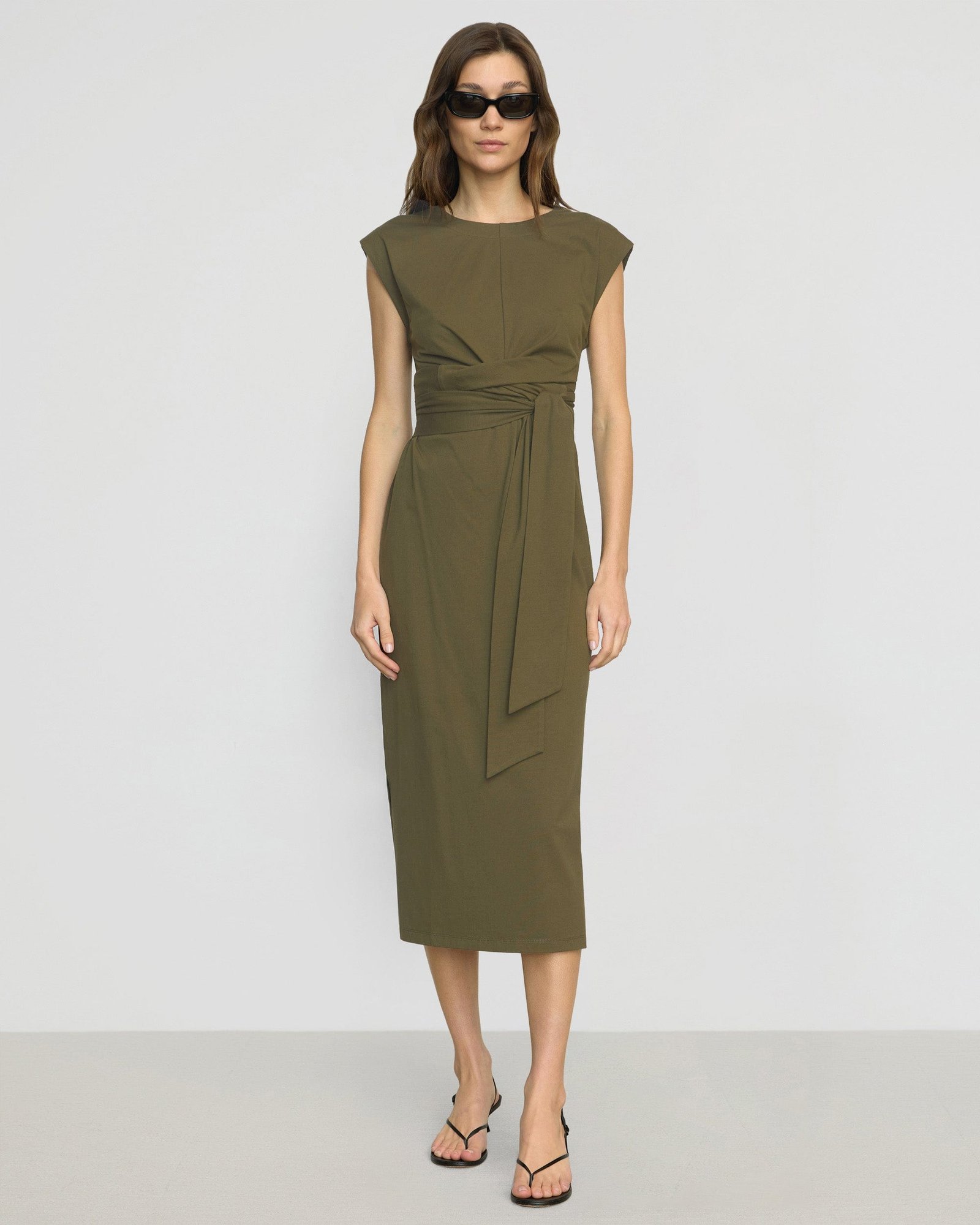 Fei Tie-Front Organic Cotton Dress