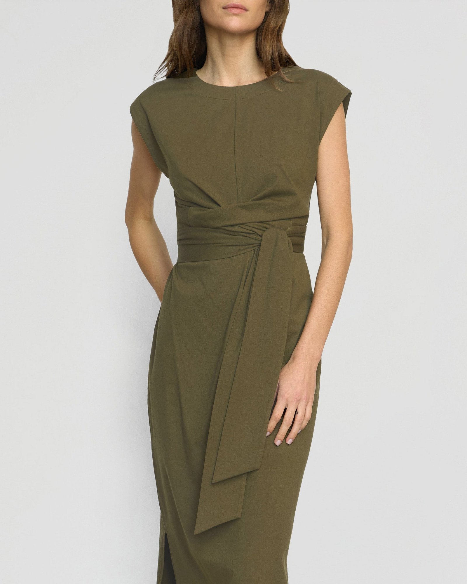 Fei Tie-Front Organic Cotton Dress
