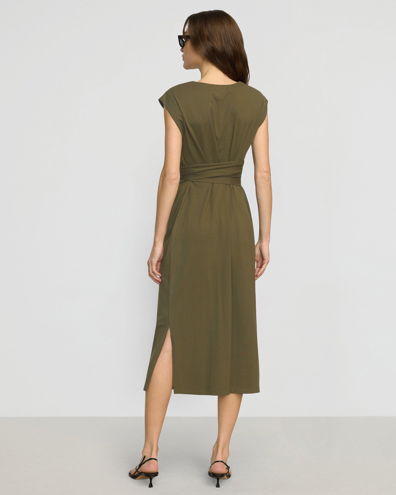 Fei Tie-Front Organic Cotton Dress