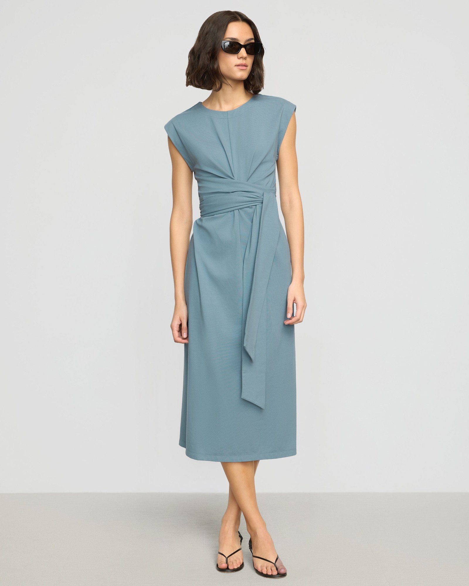 Fei Tie-Front Organic Cotton Dress