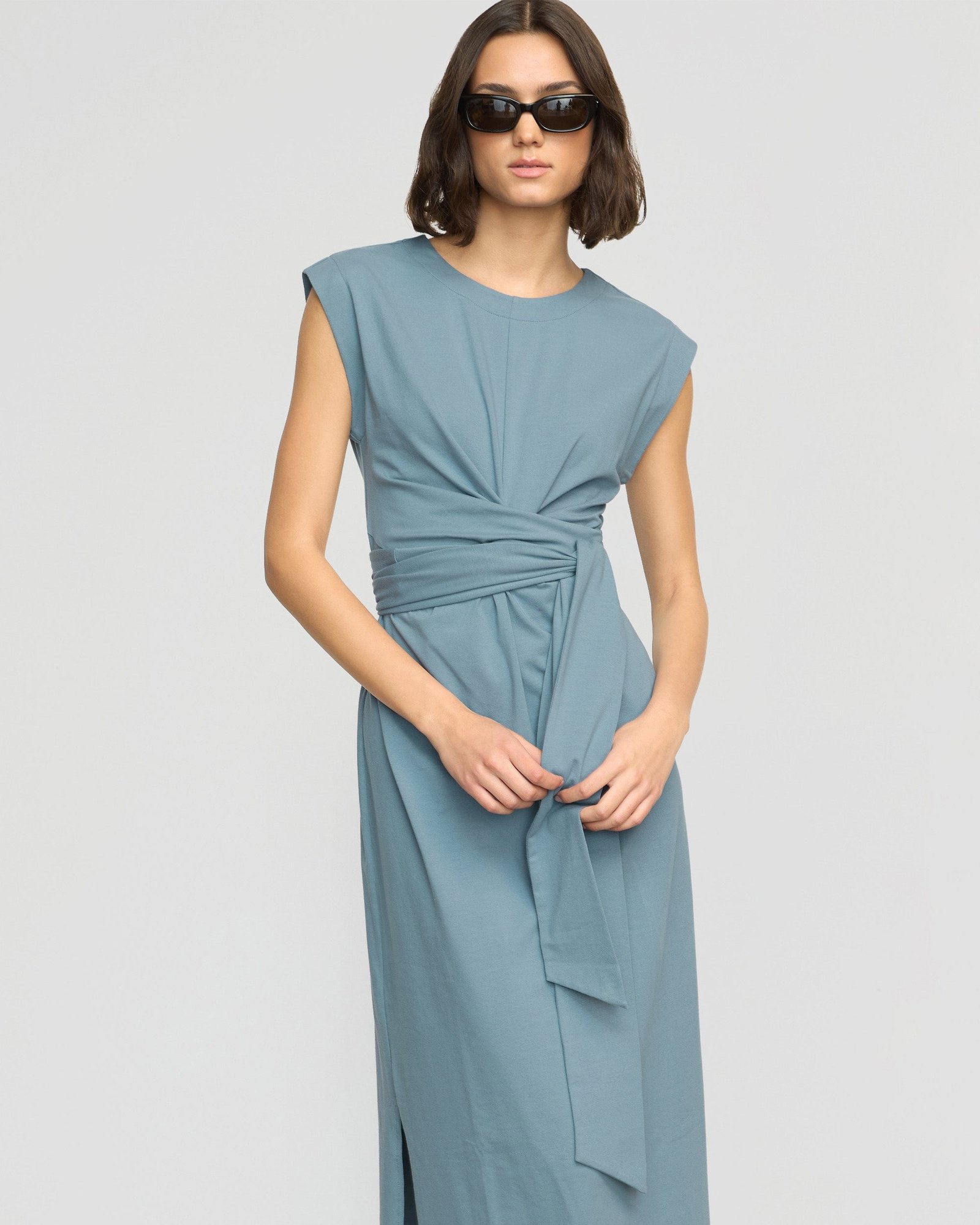 Fei Tie-Front Organic Cotton Dress