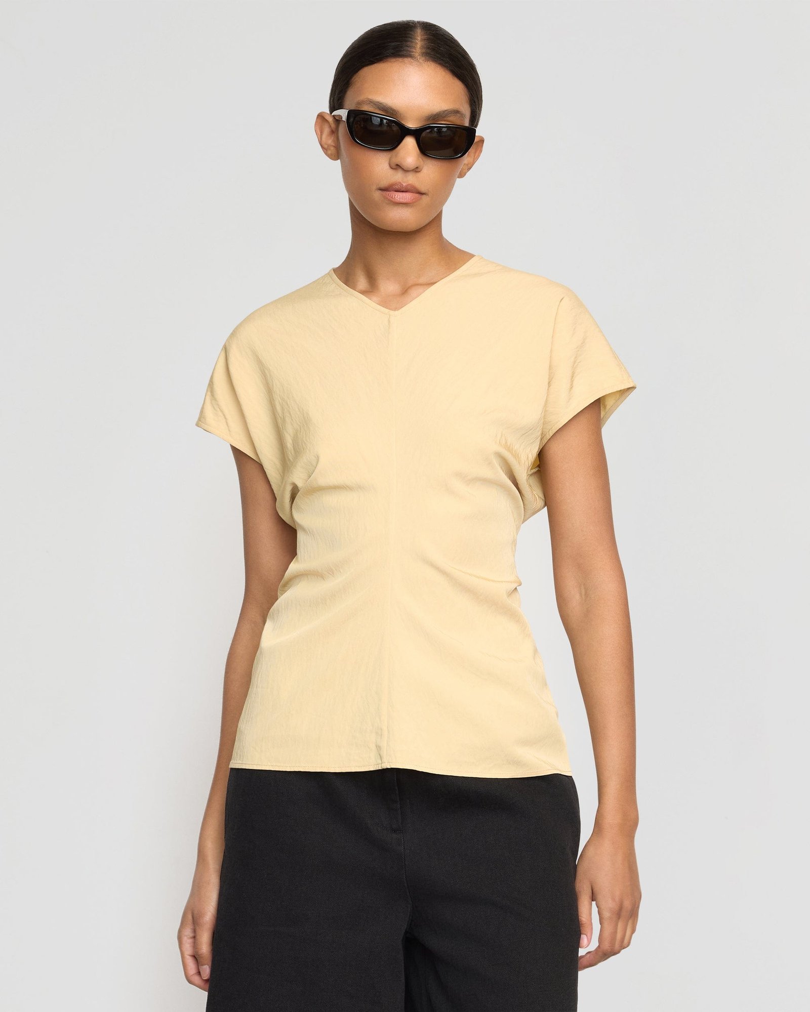 Finola Relaxed-Waist Blouse
