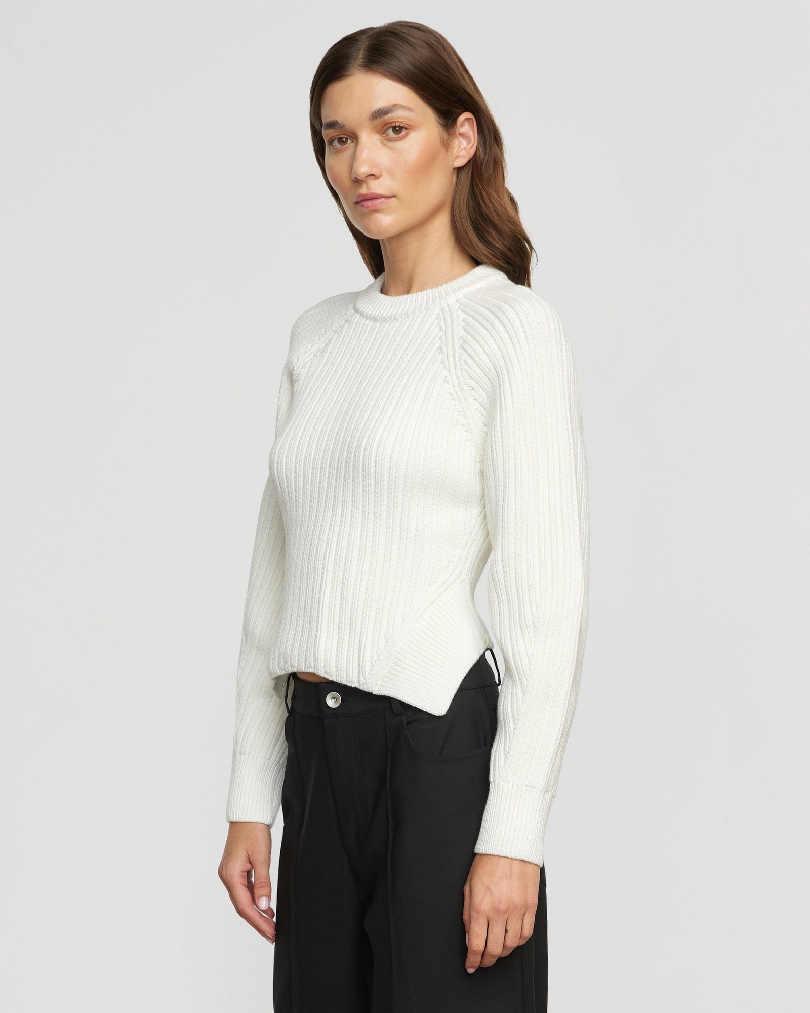 Iona Organic Cotton Cropped Sweater
