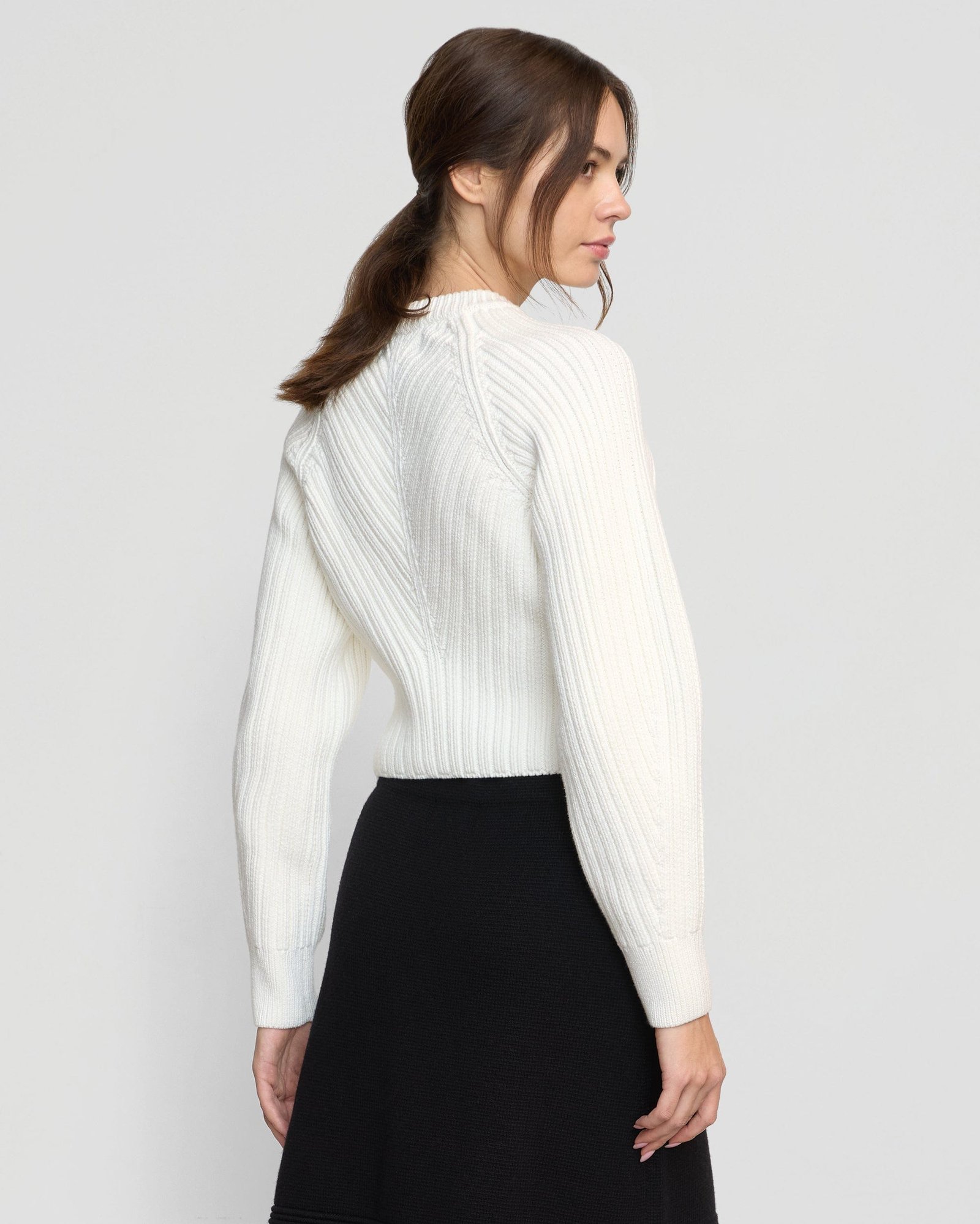 Iona Organic Cotton Cropped Sweater