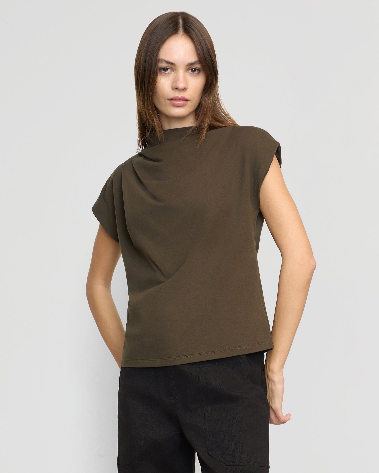 Kenny Asymmetric-Neck Tee