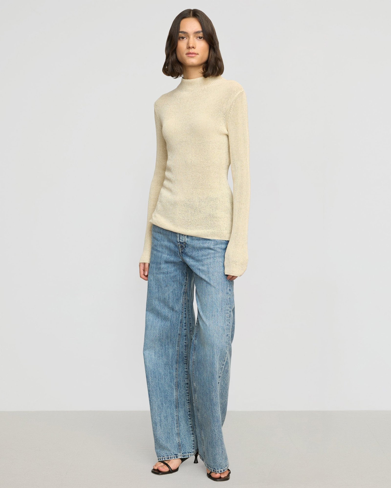 Lynne Slim Semi-Sheer Sweater