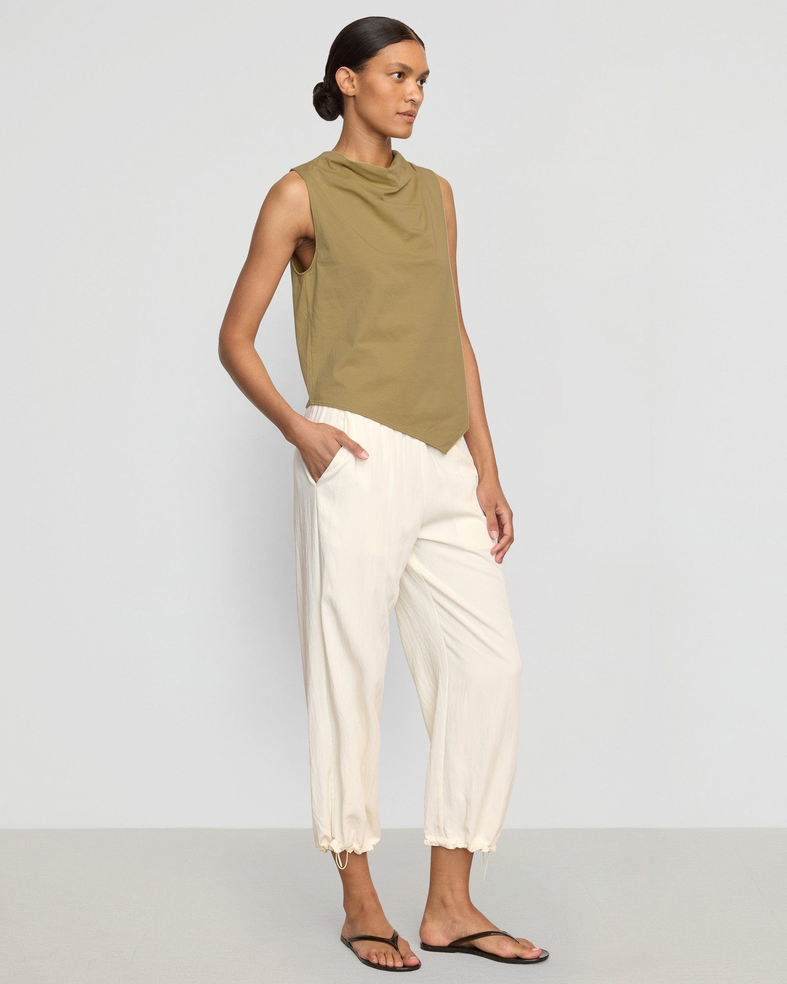 Marjorie Asymmetric-Hem Tee