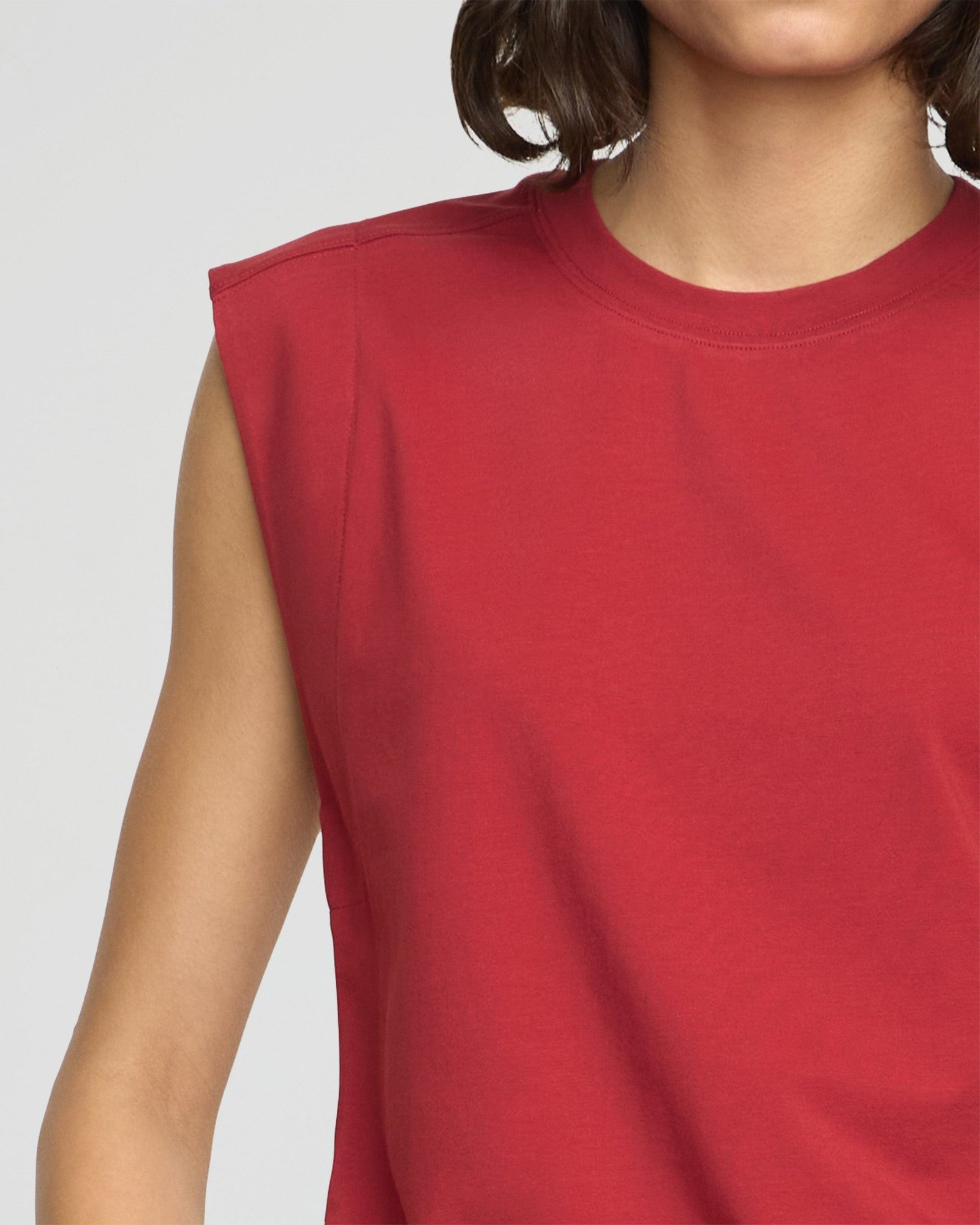 Nana Organic Cotton Structured-Shoulder Tee