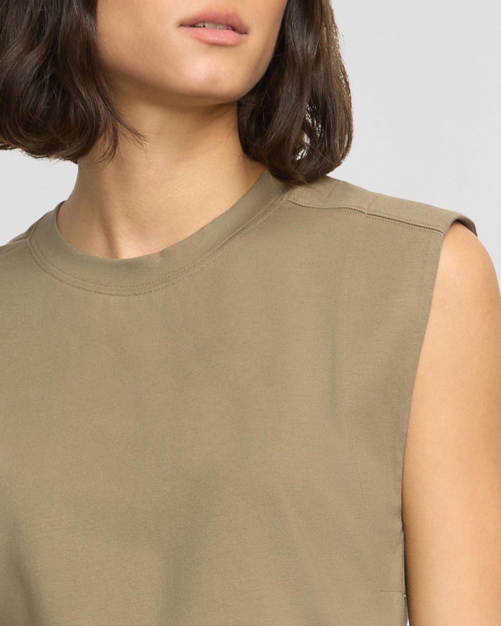 Nana Organic Cotton Structured-Shoulder Tee