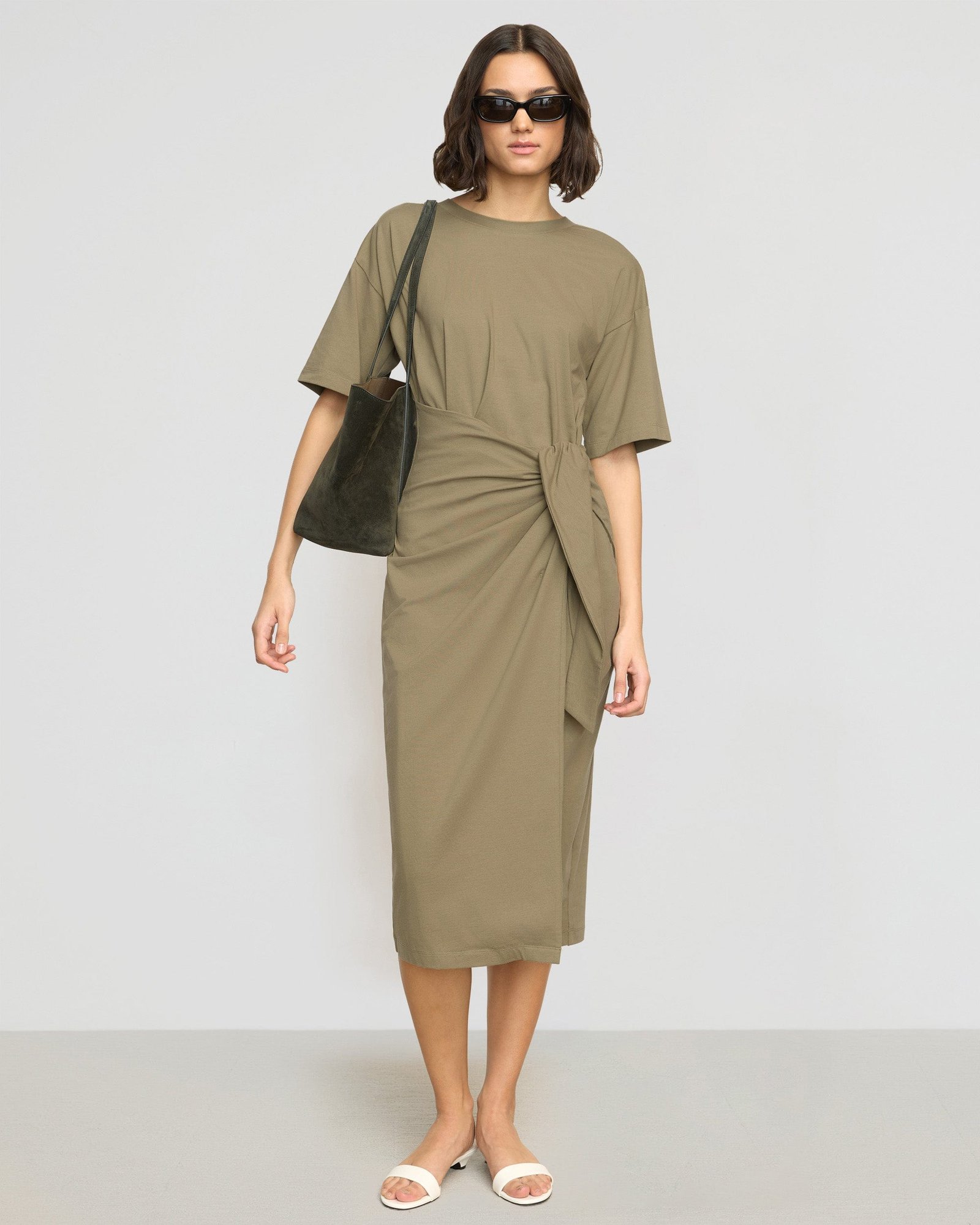 Noa Organic Cotton T-Shirt Wrap Dress