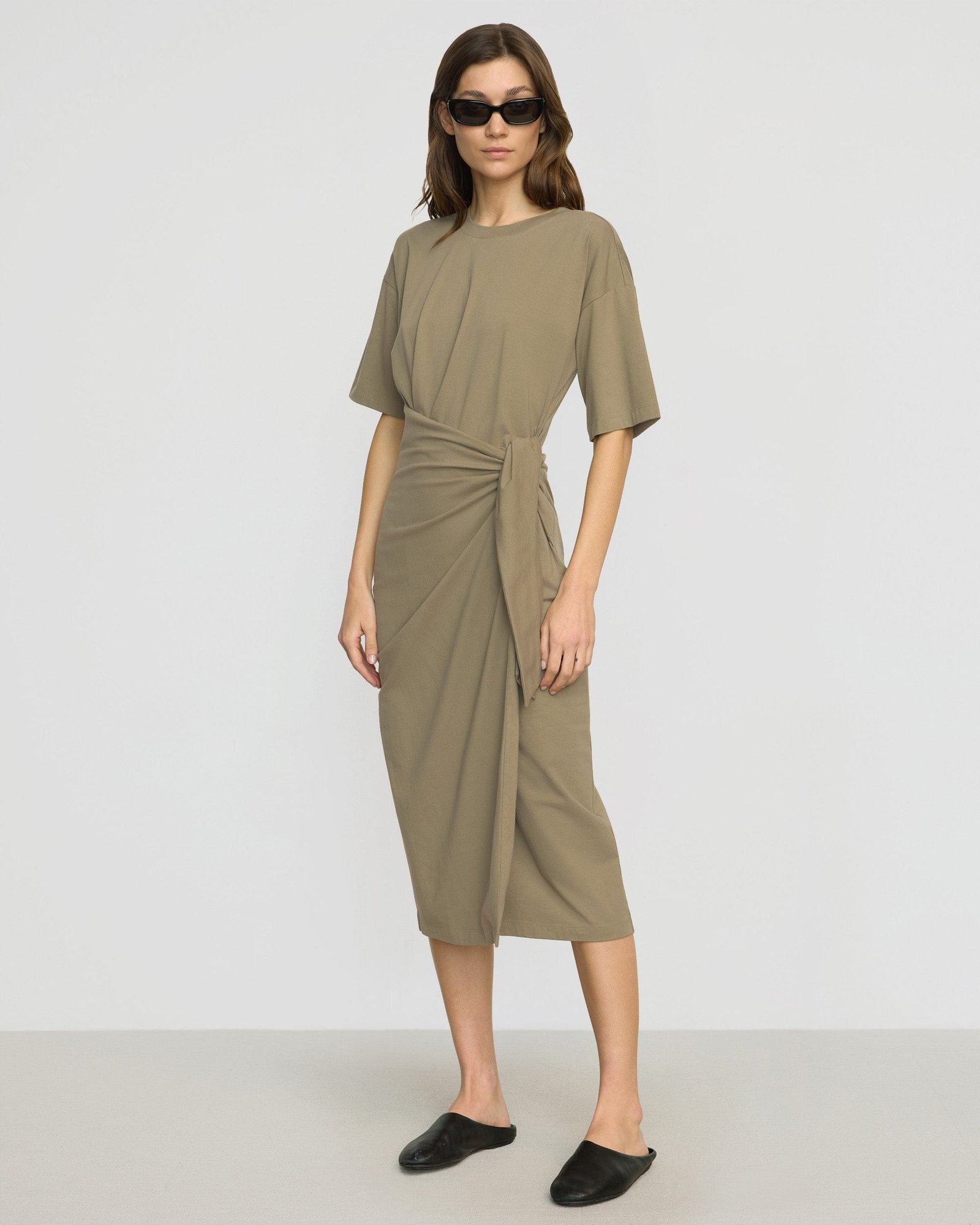 Noa Organic Cotton T-Shirt Wrap Dress