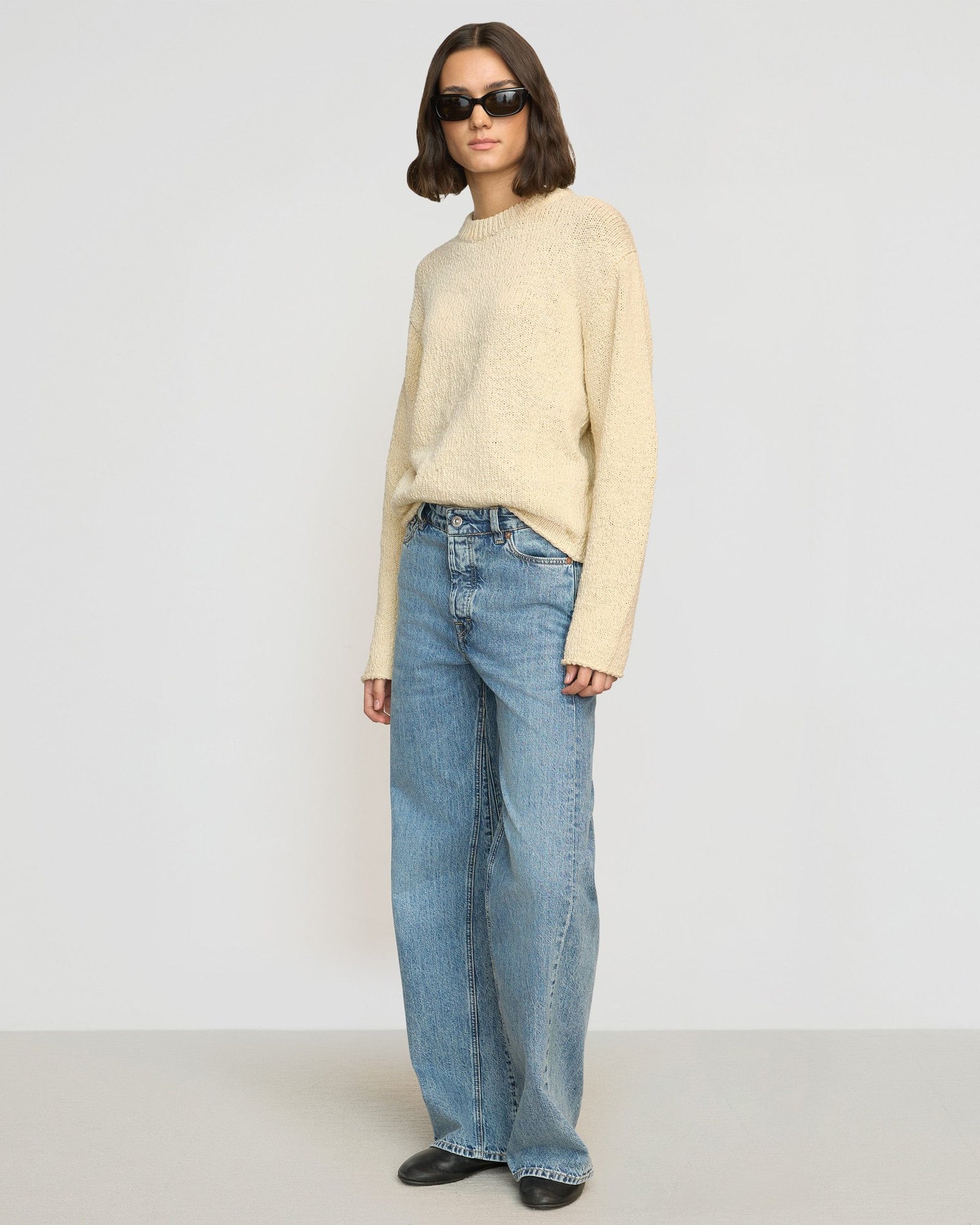 Sonya Textured Organic Cotton Sweater