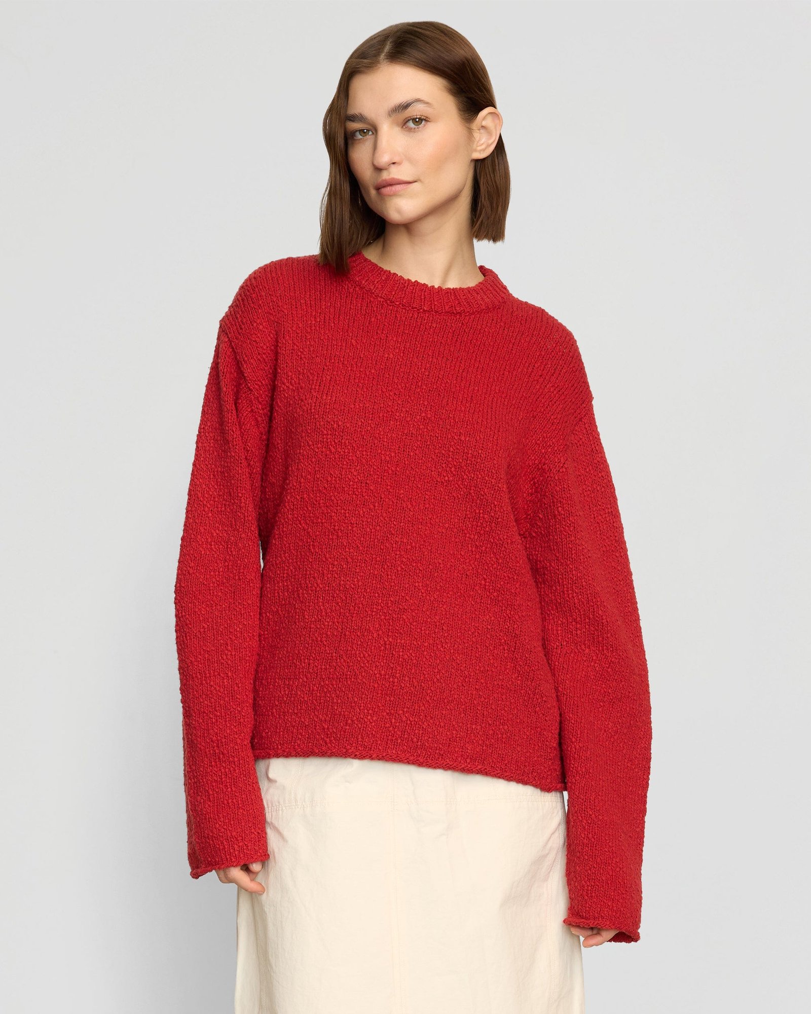 Sonya Textured Organic Cotton Sweater