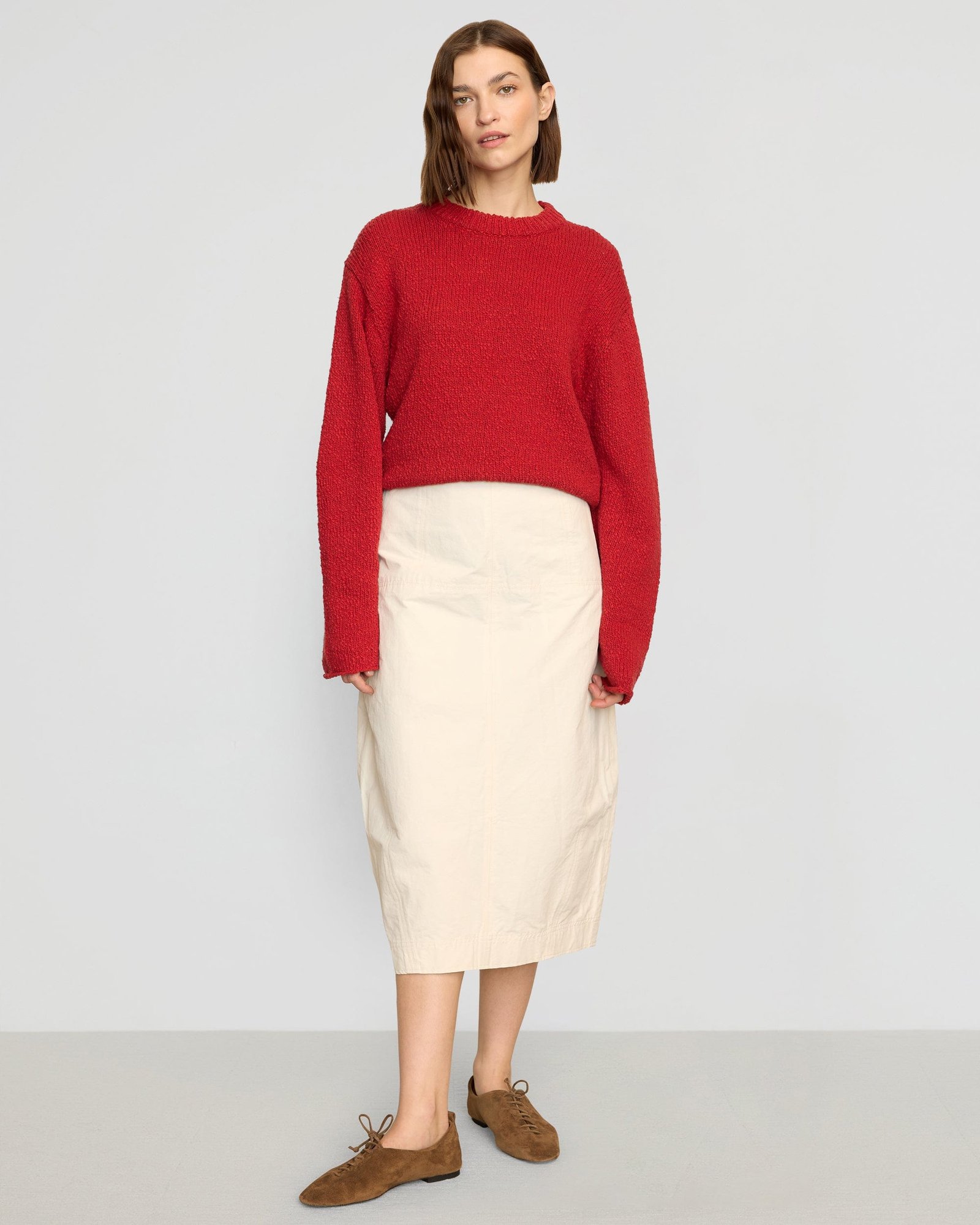 Sonya Textured Organic Cotton Sweater
