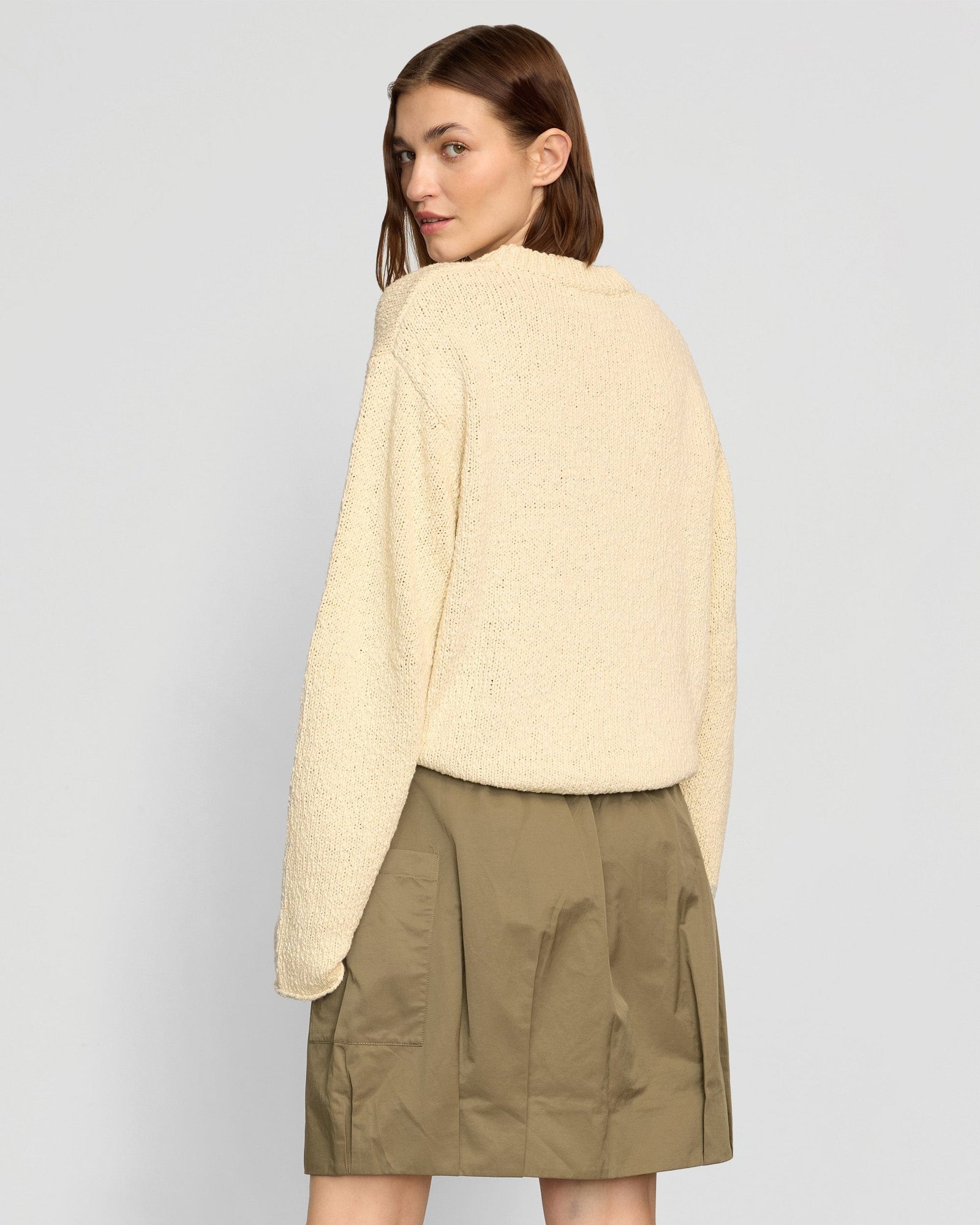 Sonya Textured Organic Cotton Sweater